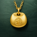 小福包吊坠 足金999 XG60709