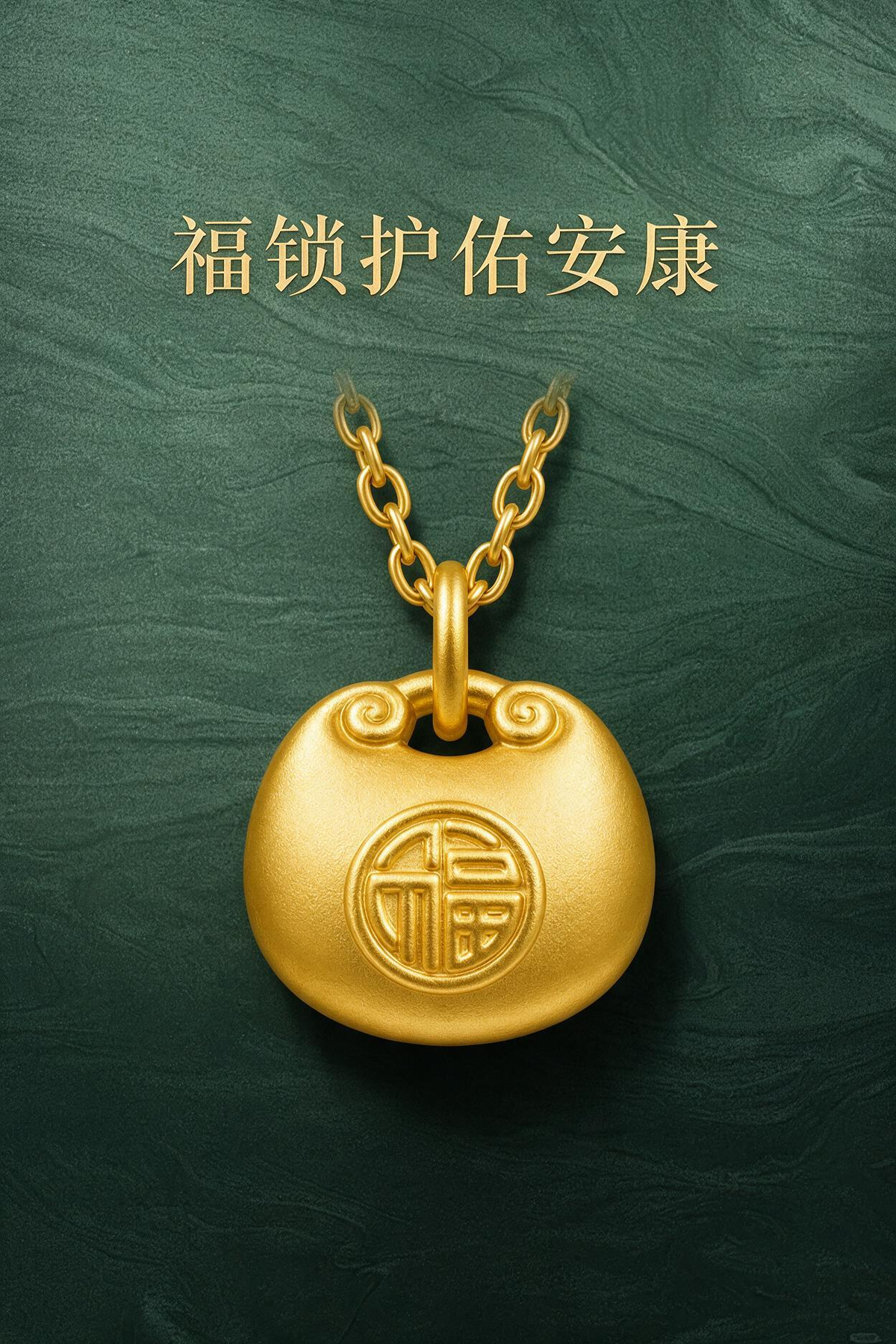 小福包吊坠 足金999 XG60709